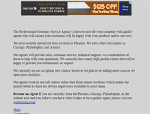 Tablet Screenshot of professionalcustomerservice.com